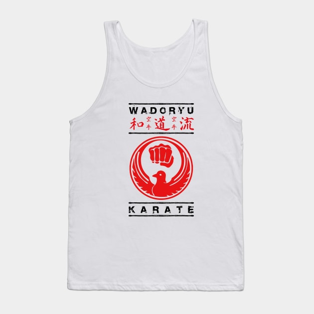 Wadoryu Karate Tank Top by juyodesign